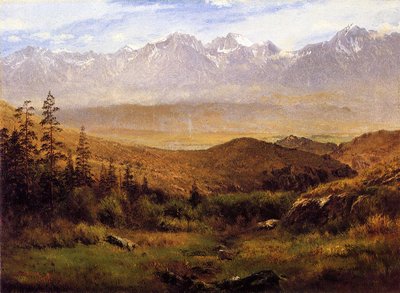 In den Ausläufern der Berge von Albert Bierstadt